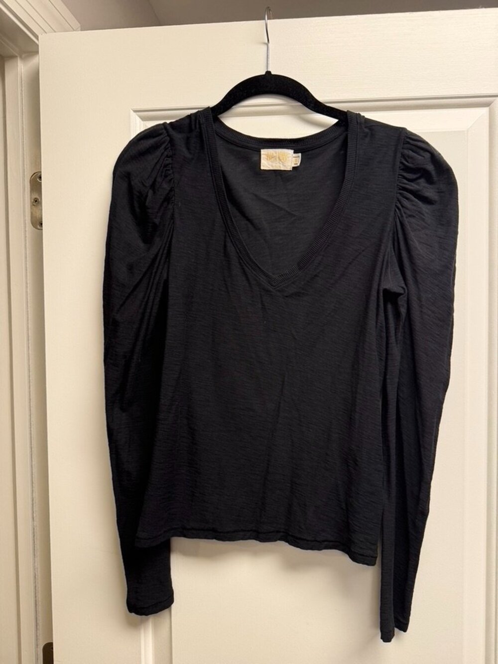 Nation LTD Puff Sleeve Long Sleeve T-shirt (Size S)